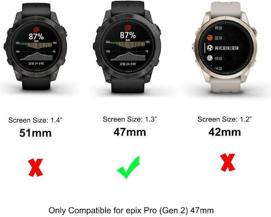 Displayschutzfolie für das Garmin Epix Pro 2Stück SYA002261502