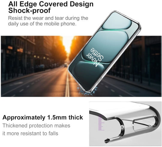 Imak Ux-10 Series Handyhülle Silikon Transparent OnePlus 15R 5G