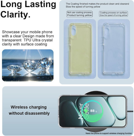 Imak Ux-10 Series Handyhülle Silikon Transparent OnePlus 15R 5G
