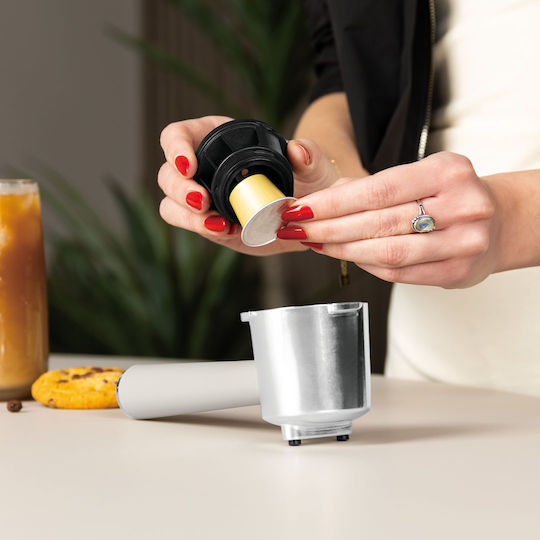 Berlinger Haus Μηχανή Espresso 950W Πίεσης 20bar Λευκή BH-9859