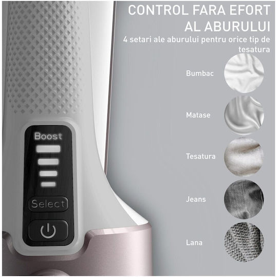 Tefal Pure Force Kleiderdampfer Hand 1800W mit Behälter 180ml Weiß