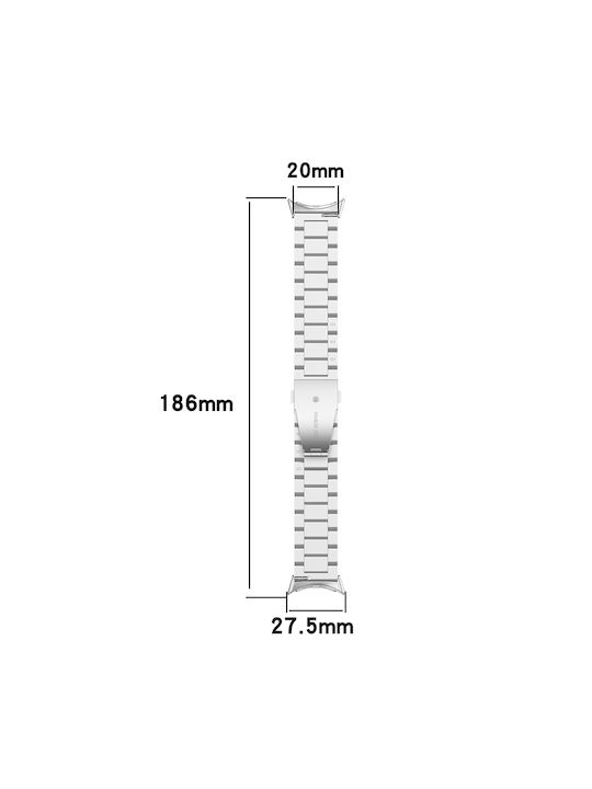 Techsuit Λουράκι Ασημί (Google Pixel Watch 3 / 4 45mm) Techsuit Λουράκι Ασημί (Google Pixel Watch 3 / 4 45mm)