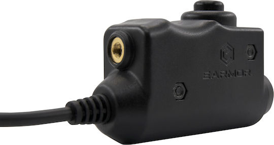 Earmor Hunting Accessory Standard PTT Switch for Earmor Ear Defenders Motorola Double Standard Plug