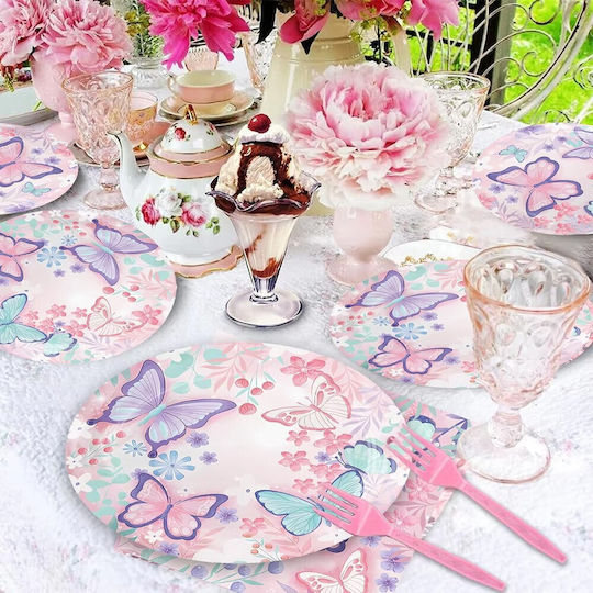 503243 Set Kids Party Butterflies