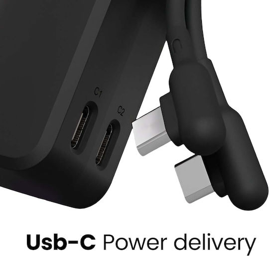 Cygnett Baterie Externă 5000mAh 20W Cu Port USB-C Negru