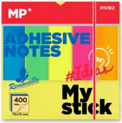 Madrid Papel Sticky Note Pads in Cube 400 Sheets