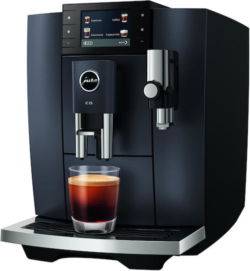 Jura E8 Cosmic Automatic Espresso Machine 1450W Pressure 15bar for Cappuccino with Grinder Black