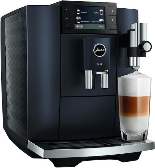 Jura E8 Cosmic Automatic Espresso Machine 1450W Pressure 15bar for Cappuccino with Grinder Black