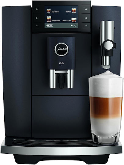 Jura E8 Cosmic Automatic Espresso Machine 1450W Pressure 15bar for Cappuccino with Grinder Black
