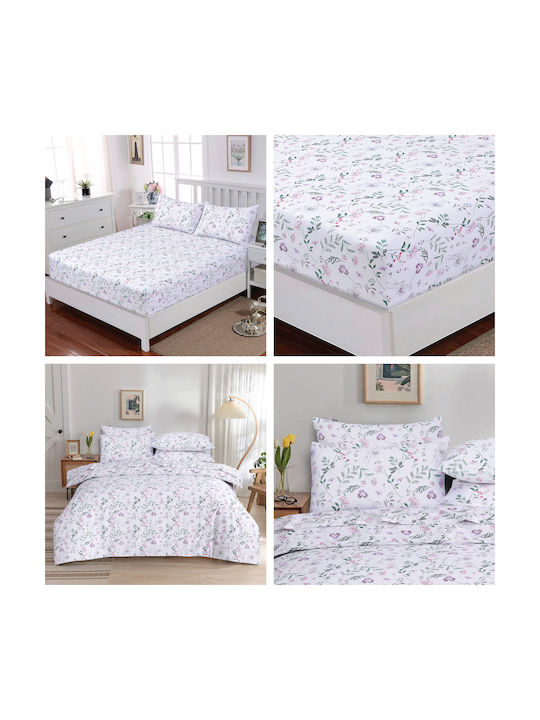 Casa Colori Pillowcase Set with Envelope Cover Floral 50x70cm.