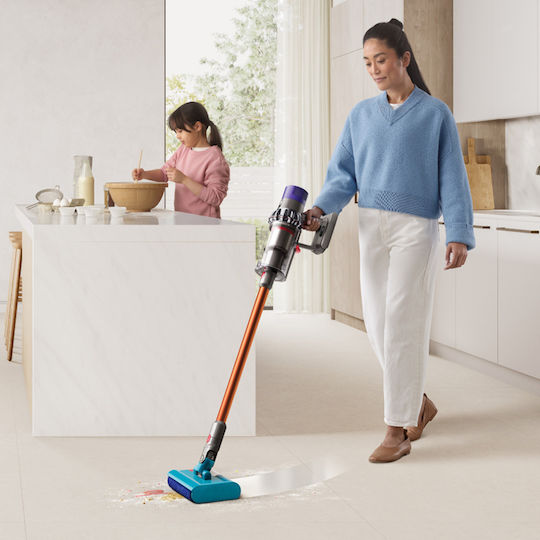 Dyson V10 Cyclone Submarine Επαναφορτιζόμενη Σκούπα Stick 15V Ασημί