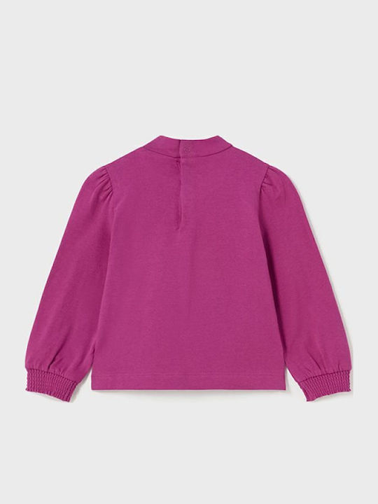 Kinderhemd Langarm Magenta