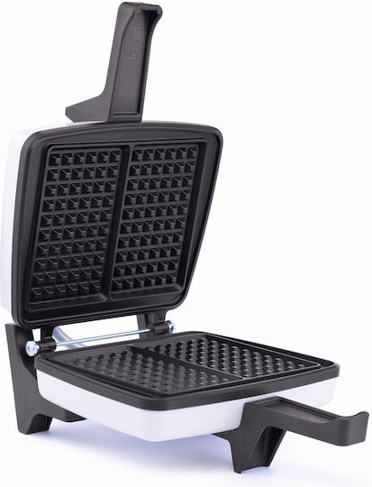 Dezal 301.4.1 N Waffeleisen für Rechteckige Waffeln 2 Leistung Positionen 1300W