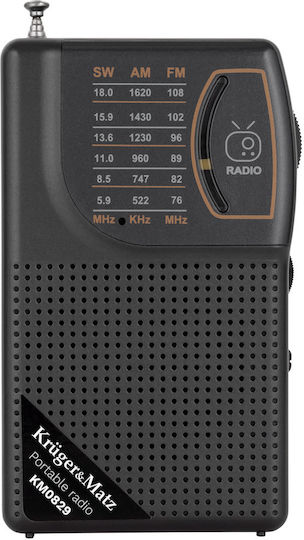 Kruger & Matz KM0829 Черно Радиоприемник