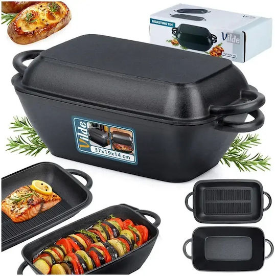 Vilde Dutch Oven Rectangular Cast Iron 3.5lt 1pcs