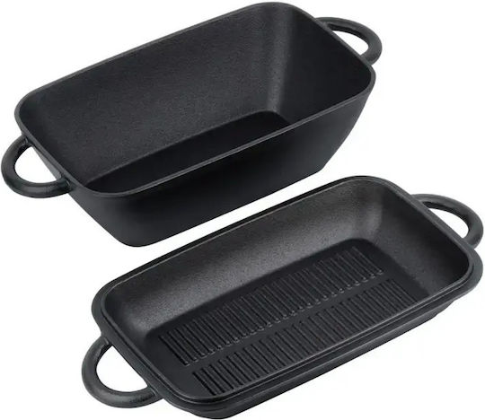 Vilde Dutch Oven Rectangular Cast Iron 3.5lt 1pcs