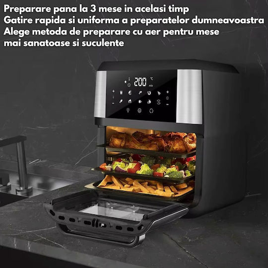 Air Fryer 12lt Μαύρο DB-0049
