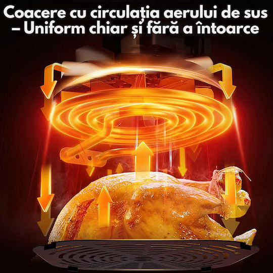 Air Fryer 10lt Ασημί DB-0061