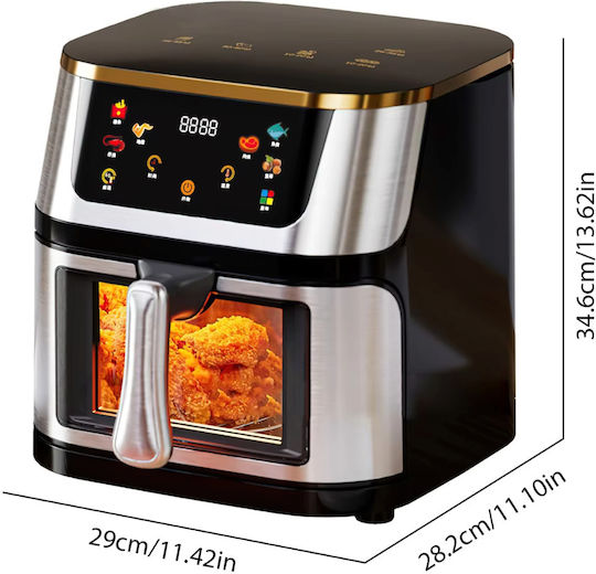 Air Fryer 10lt Ασημί DB-0061