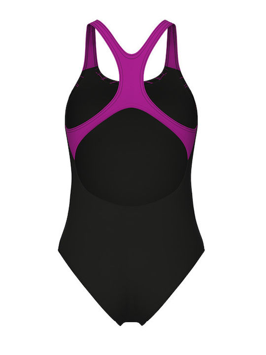 Arena Active Swimsuit Black Very Fuchsia