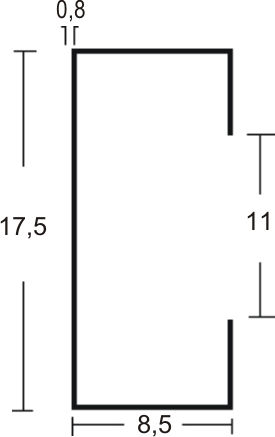 3809 Rail for Railway 2m Price Per Meter Pack of 2 Pieces