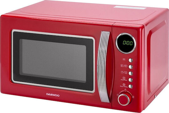 Daewoo Φούρνος Μικροκυμάτων με Grill 20lt Κόκκινος