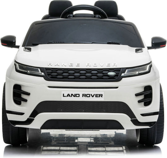 Range Rover Evoque Две Места с Дистанционно Управление Лицензиран 12 Волта Бял за 2+ Години