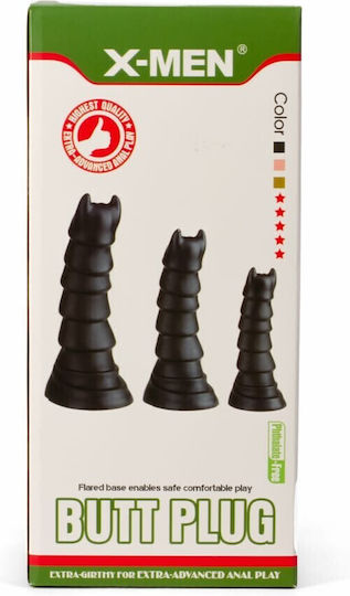 X-Men Anal Plug Medium Black
