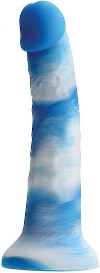 Ns Novelties Colours Pleasures Yum Yum Dildo realist Blue White 15cm