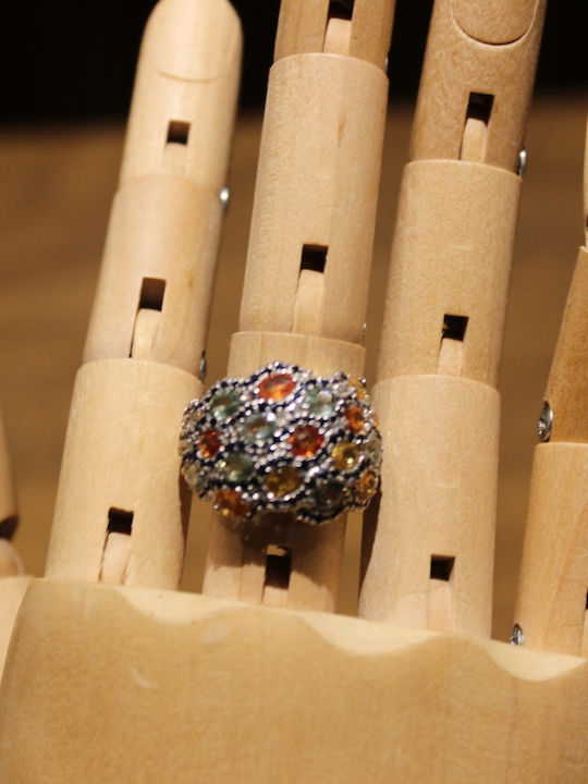 Songea Padparadscha Saphir Ring R16