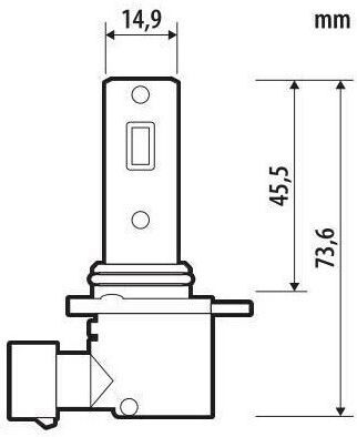 Lampa Lamps Car Halo Venus Series HIR2-9012 LED 12V 10W 1pcs