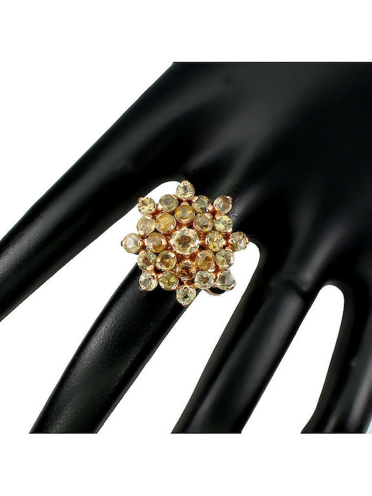 Songea Ring made of Silver Gold Plated