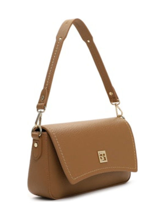Women's Shoulder and Crossbody Bag Tabac Brown
