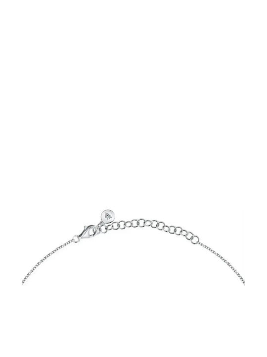Morellato Necklace Pave Silver 925 Zircon Sazb01