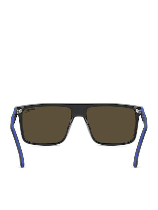 Carrera Unisex Sunglasses with Black Horn-Rimmed Frame and Grey Lens 14/S D51/Z0