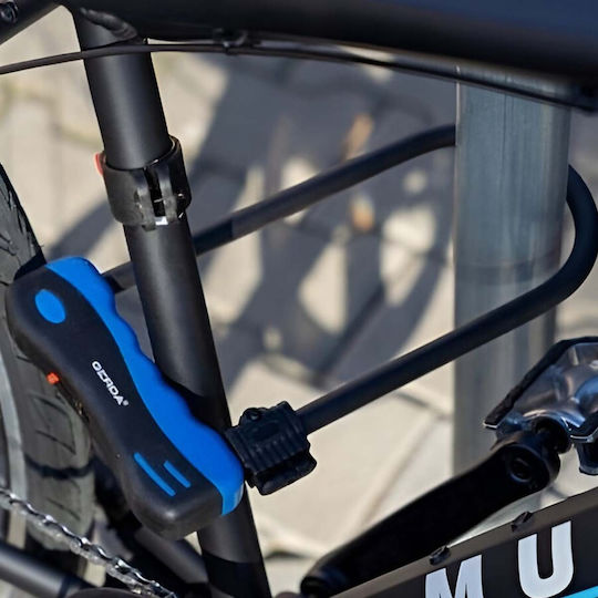 Avizar U-shaped Double Lock Keys Bicycle Motorcycle Black Blue