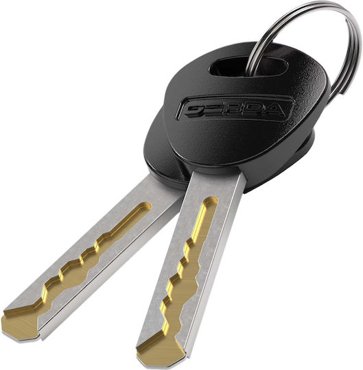 Avizar U-shaped Double Lock Keys Bicycle Motorcycle Black Blue