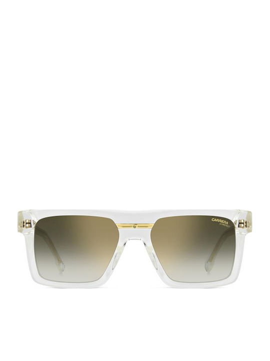 Carrera Victory C Unisex Sunglasses with Transparent Horn-Rimmed Frame and Grey Lenses 25/S 900/D6