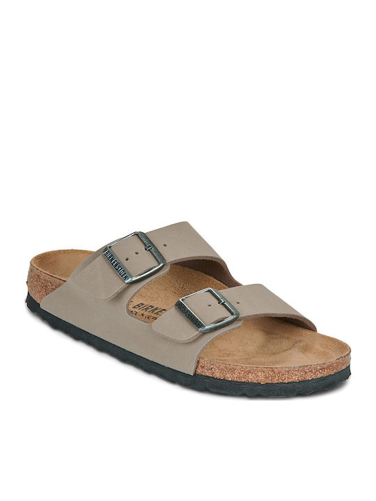 Birkenstock Women's Flat Sandals Beige Narrow Fit