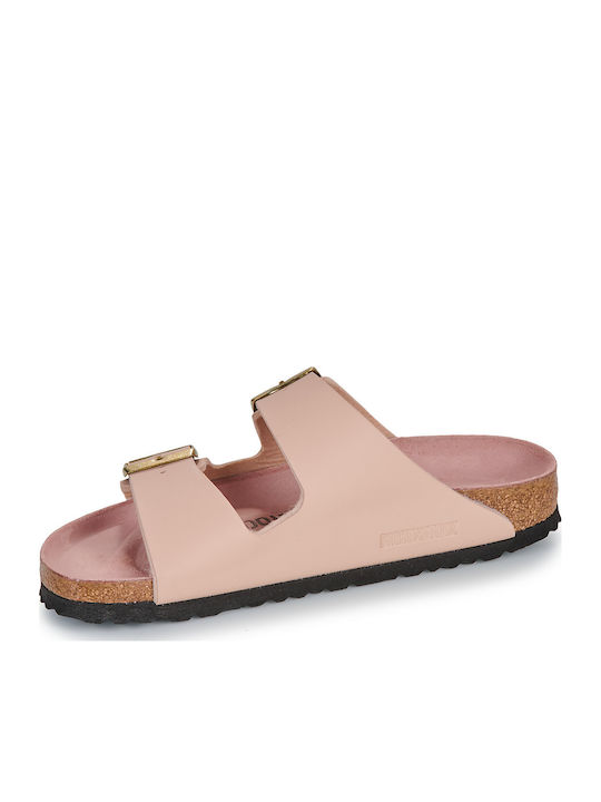 Women's Flat Sandals Pink Narrow Fit