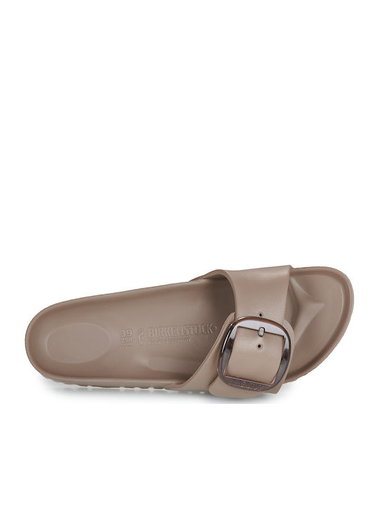 Madrid Big Buckle Eva Slides σε Μπεζ Χρώμα