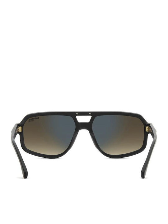 Carrera Victory C Unisex Sunglasses With Black Horn-Rimmed Frame And Grey Lens 26/S 003/86