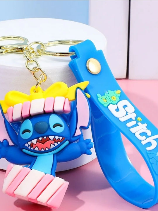 Stitch Multicolored Keychain