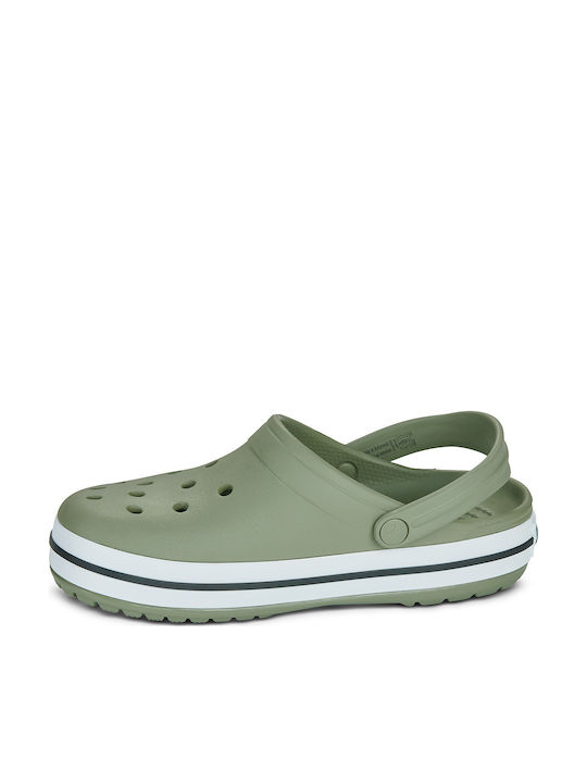 Crocs Femei Sabot Verzi