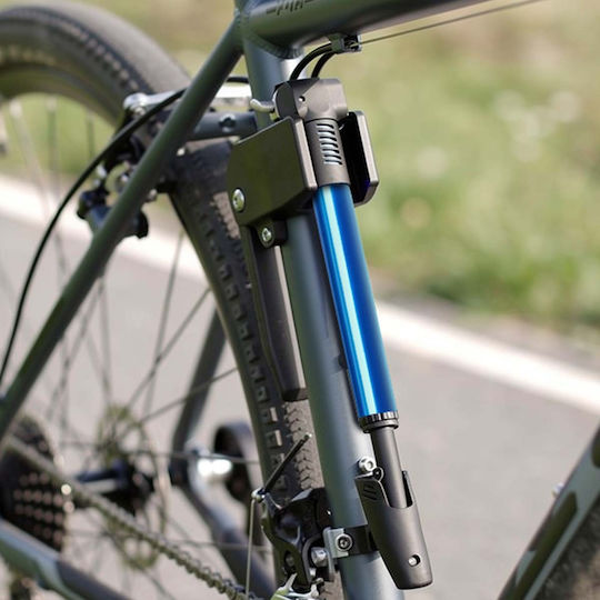 Avizar Portable Pump Holder Pressure Up To 100 Psi Bicycle Motorcycle Black Blue