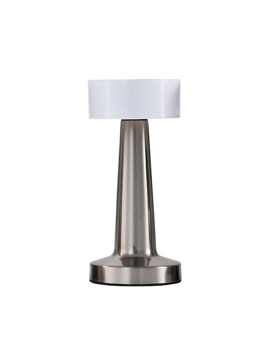 Avizar Wireless Touch Led Ambient Lamp 3 Light Modes Silver