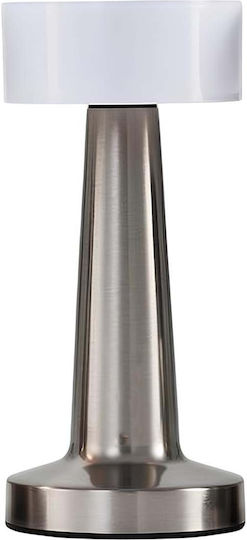 Avizar Kabellose Touch LED Ambientlampe Mit 3 Lichtmodi Silber Avizar Kabellose Touch LED Ambientlampe Mit 3 Lichtmodi Silber