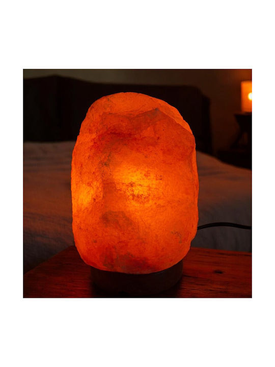 Lustră Decorativă Sare Himalaya cu Soclu pentru Bec E14 Bej