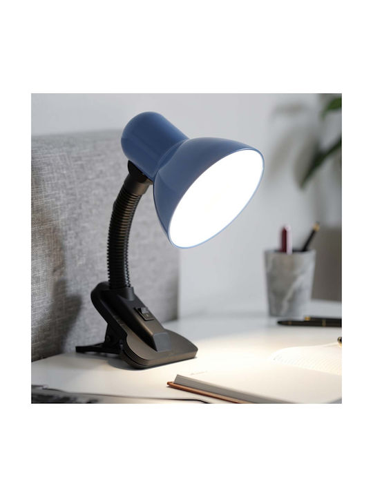 Avizar Adjustable Led Table Lamp 40w Clamp Switch Black Blue