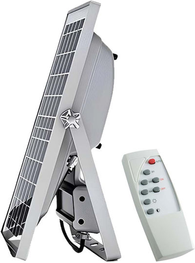Avizar Proiector Led Solar 200w Ip67 Panou Solar Separat Telecomanda Negru Transparent